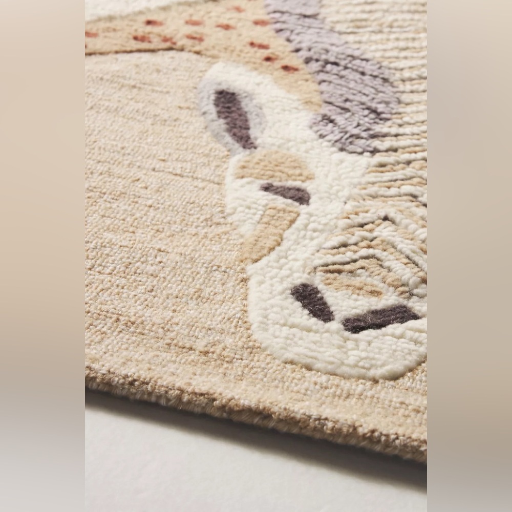 Anthropologie Hand-Tufted Panthera Wool Rug - Picture 3 of 12